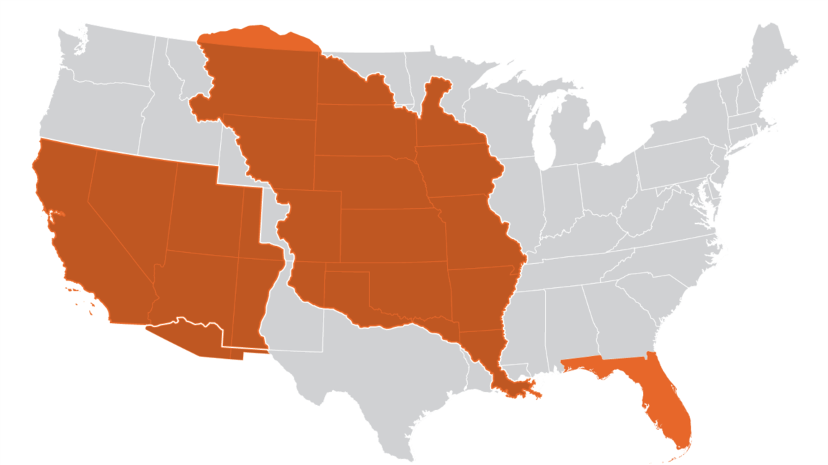 United States Territories World Map