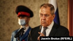 Ruski šef diplomatije Sergej Lavrov prvog dana posjete Bosni i Hercegovini, Istočno Sarajevo (14. decembar)