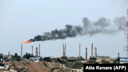 IRAN -- An oil facility in the Khark Island, on the shore of the Gulf, March 12, 2017