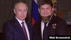 Владимир Путин и Рамзан Кадыров, фото из архива