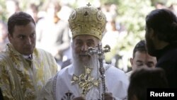 Ceremonia e inaugurimit të patriarkut Irinej në Patrikanën e Pejës.