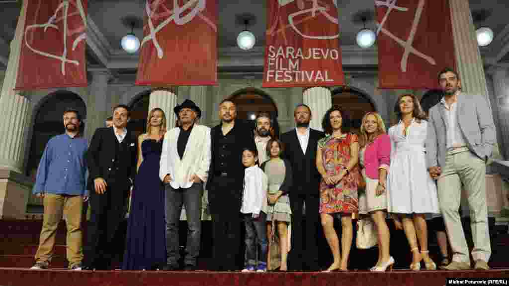 Ekipa filma ¨Ustanička ulica¨, 12. juli 2012. 