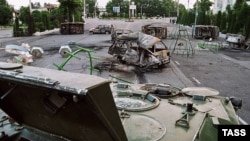 Площадь в Андижане после кровавых событий мая 2005 года.