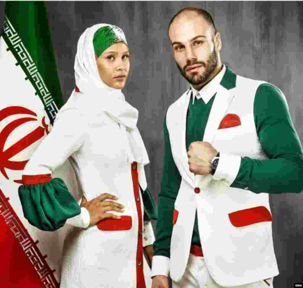 پیشتر این لباس&zwnj;ها به عنوان لباس کاروان ایران در المپیک ریو ۲۰۱۶ معرفی شدند.