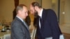 Sergei Pugachyov (right) with Russian President Vladimir Putin in 2000 