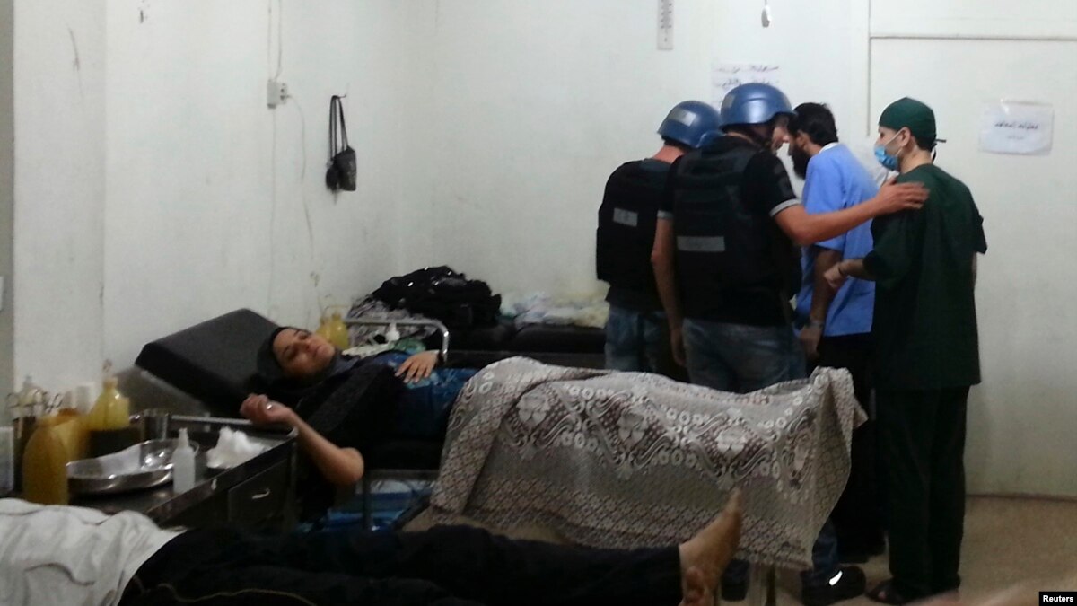 Оппозиция обвинила Дамаск в применении химического оружия Оппозиция обвинила Дамаск в применении химического оружия
