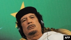 Libyan leader Muammar Qaddafi (file photo)