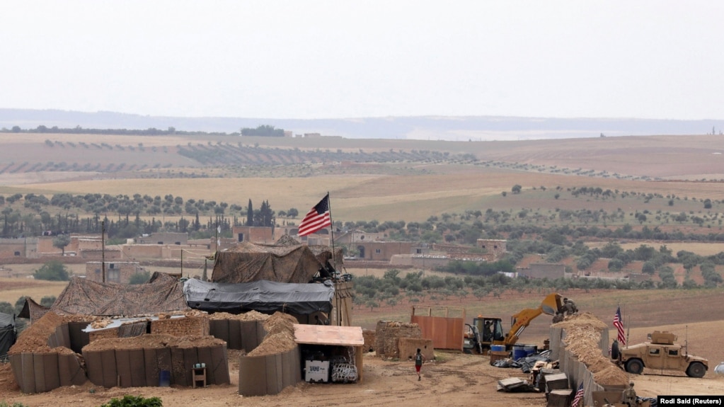 یک پایگاه نظامی آمریکایی در سوریه؛ عکس آرشیوی است