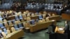 محمود احمدی‌نژاد در حالی در مجمع عمومی سخنرانی می‌کند که بسیاری از صندلی‌ها‌ خالی هستند