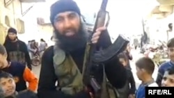 An Uzbek militant fighting in Syria.