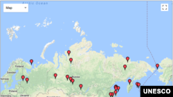 Деякі мови Росії, які зникають (за версією ЮНЕСКО).