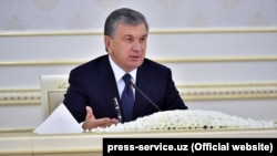 Uzbek President Shavkat Mirziyoev 
