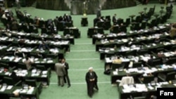 Iran - General view of a Parliament (Majles) session, undated