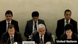 Делегация Таджикистана в Женеве, 3 октября 2010 года.