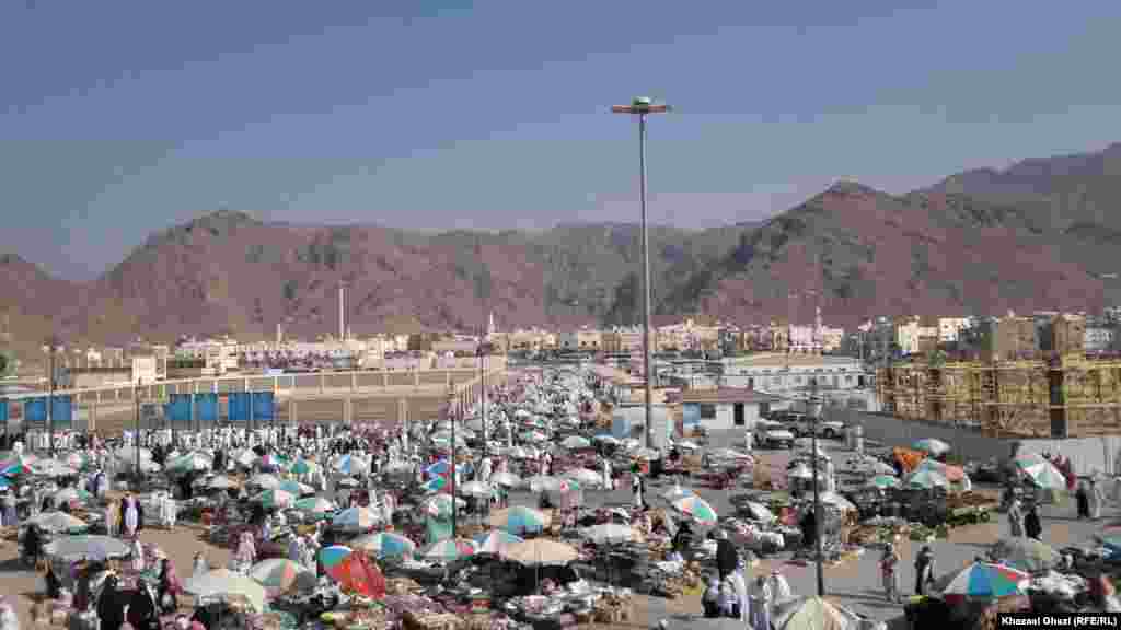 Mount Uhud near Medina City