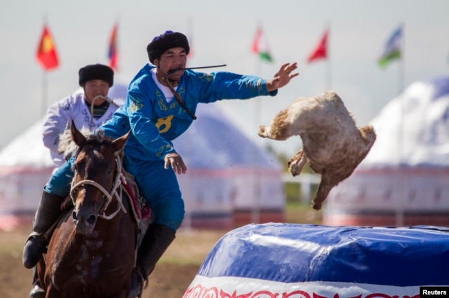 Көкпардан Азия чемпионаты. Астана, 12 қыркүйек 2013 жыл.