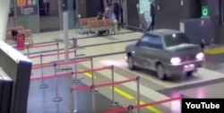 Officials said damage worth millions of rubles was done when a man drove his car hundreds of meters through Tatarstan's international airport in Kazan.