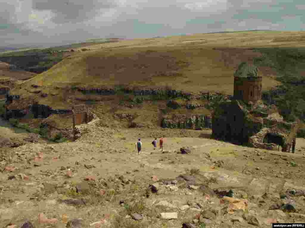 The ruins of Ani, the capital of a medieval Armenian kingdom. Ani is located in Turkey's northeastern Kars region, less than 1 kilometer from modern-day Armenia. All photographs courtesy of azatutyun.am