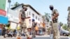 Армейские патрули на улицах в штате Гоа. Индия, 20 марта