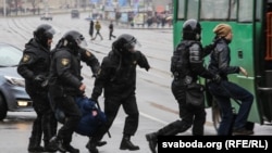 Затримання у Мінську під час акції з нагоди Дня Волі, 25 березня 2017 року