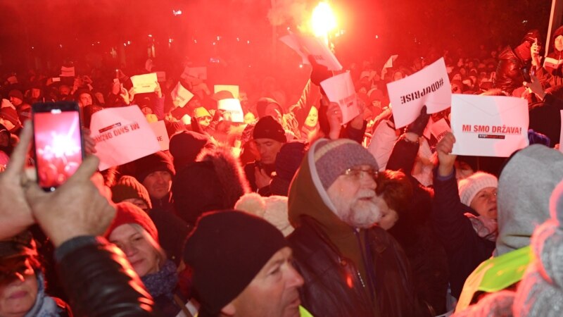 Održani treći protesti u Podgorici 