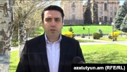 Вице-спикер Национального собрания Армении Ален Симонян беседует с Радио Азатутюн