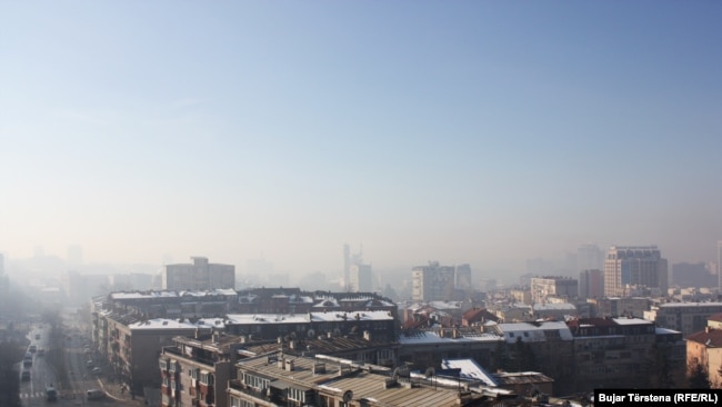 Ndotja e ajrit në Prishtinë