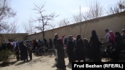 RFE/RL's Frud Bezhan took these pictures at various voter-registration centers in and around Kabul on April 1, the last day of registration for Afghanistan's presidential and provincial elections on April 5.