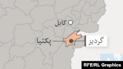 ولایت پکتیا در نقشه افغانستان 