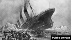«Титаник» суперлайнери 1912-жылдын 14-апрелинде айсберг менен кагышкан.
