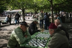 Шахматисты в Стокгольме, 29 мая 2020 года