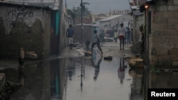 Столица Гаити Порт-о-Пренс после урагана «Мэтью», 5 октября 2016 года.