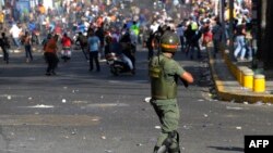 Վենեսուելա - Ցուցարարների և ոստիկանների միջև բախումները Կարակասում, 12-ը փետրվարի, 2014թ․