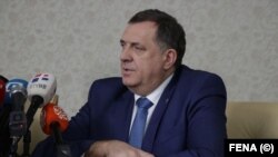 Milorad Dodik, reprezentatul sârbilor în președinția multietnică a Bosniei-Hețegovina, Sarajevo, 13 februarie 2020.