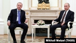 Президент Туреччини висловив сподівання, що результати переговорів із Путіним «полегшать ситуацію в Ідлібі»
