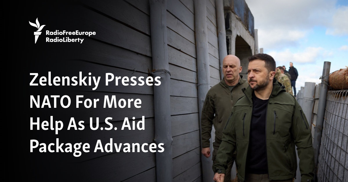 Zelenskiy Presses Call For Help As U.S. House Set to Vote On Ukraine Aid