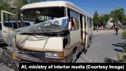 The bus was bringing employees of the Ministry of Religious Affairs to work when the explosion took place. 