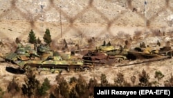 Оставленные советские танки в Афганистане, Герат, 27 декабря 2017 года 