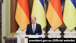 14 лютого Олаф Шольц перебував у Києві