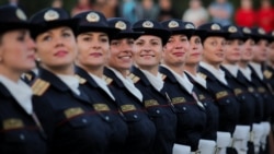 Беларускія міліцыянткі. Ілюстрацыйнае фота