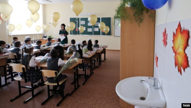 1 сентября в крымской школе