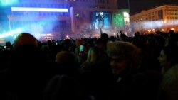 Новогодишна забава на плоштадот Македонија во Скопје