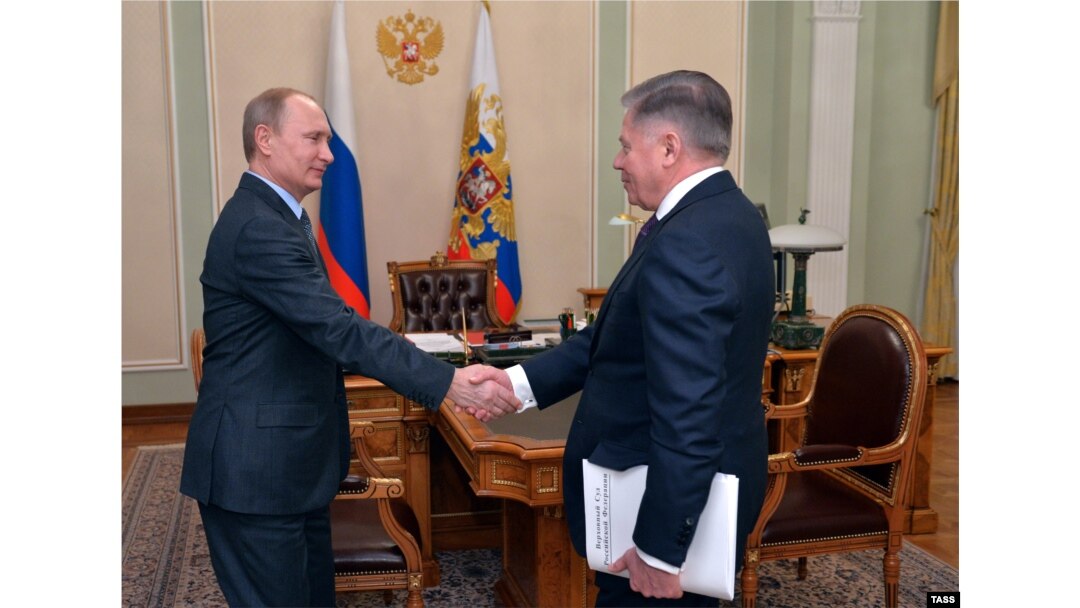 Володимир Путін та В’ячеслав Лебедєв