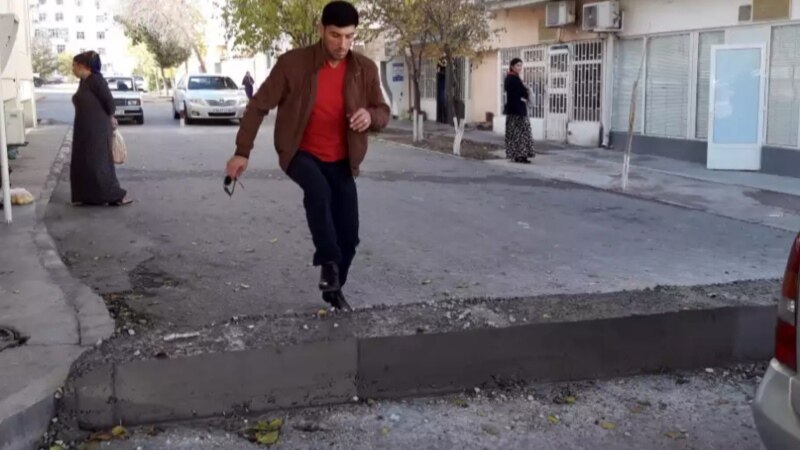 Türkmen häkimiýetleri bir hepde öň guýlan beton germewleri aýyrýar