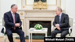 Igor Dodon și Vladimir Putin s-au mai văzut la Kremlin și la începutul anului