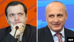 Грузинские политики Зураб Чиаберашвили (слева) и Вано Мерабишвили. 