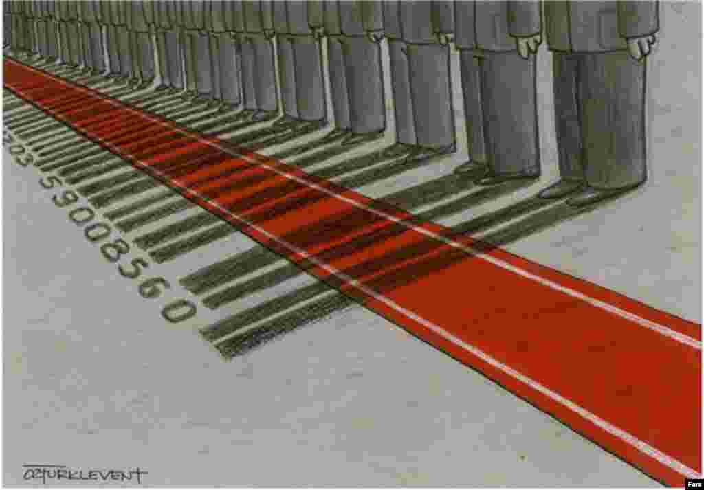 A submission by Turkish cartoonist Ahmet Öztürklevent
