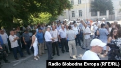 Protest u Banjaluci 20. juna 2012.