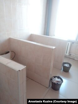 Туалет в Новосибирской туберкулезной больнице