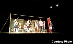 Shakespeare's Globe Company la Chișinău (Foto: Zina Bivol)